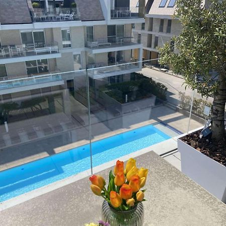 Villa Creole 0308 Luxe Appartement Met Verwarmd Zwembad Nieuwpoort Jachthaven Exterior foto