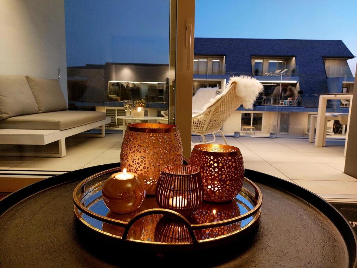 Villa Creole 0308 Luxe Appartement Met Verwarmd Zwembad Nieuwpoort Jachthaven Exterior foto